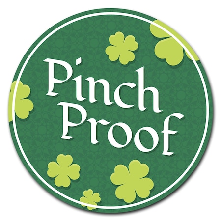 Signmission Pinch Proof Circle Vinyl Laminated Decal D-8-CIR-Pinch Proof